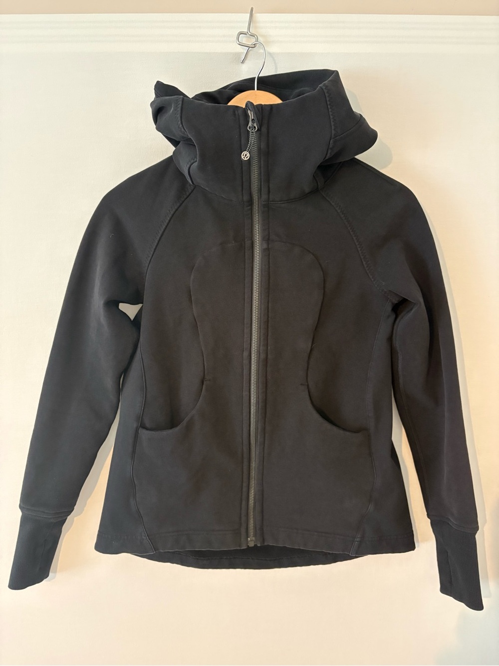 Lululemon Black Scuba Zip-Up Hoodie Jacket